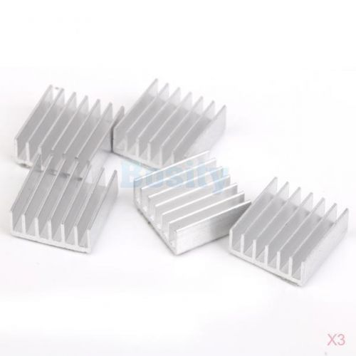 15Pcs Heat Sink 14x14x5mm Aluminum Cooling Fins Kit for Raspberry pi FPGA MCU