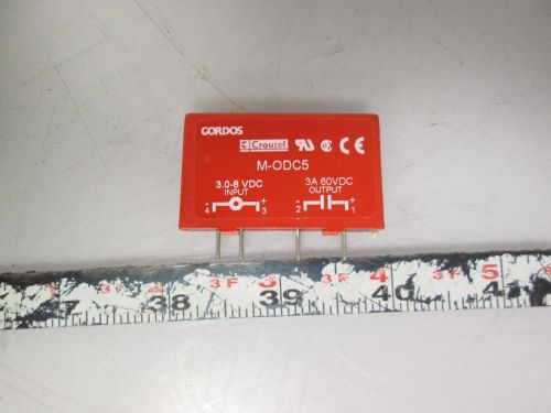 Gordos Crouzet M-ODC5 Relay 3 to 8VDC Control 60VDC 3A Contacts