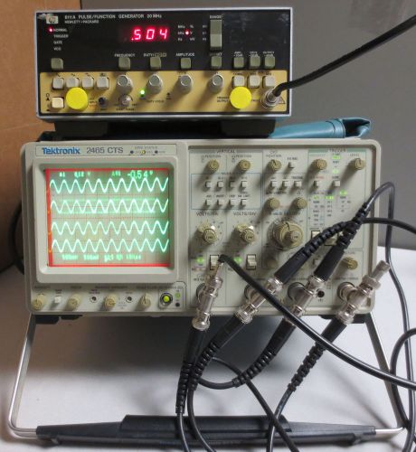 Tektronix 2465 CTS 300Mhz Oscilloscope 4 Channel with GPIB