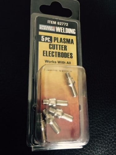 NEW PACK OF 5 Harbor Freight Plasma Cutter Electrode Part 62772 CHICAGO ELECTRIC