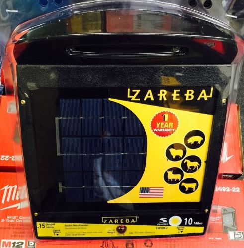 Woodstream Zareba ESP10M-Z Up to 10 Miles Solar Fence Charger