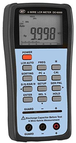 DE-6000-KIT Programmable Handheld LCR Meter with Accessories