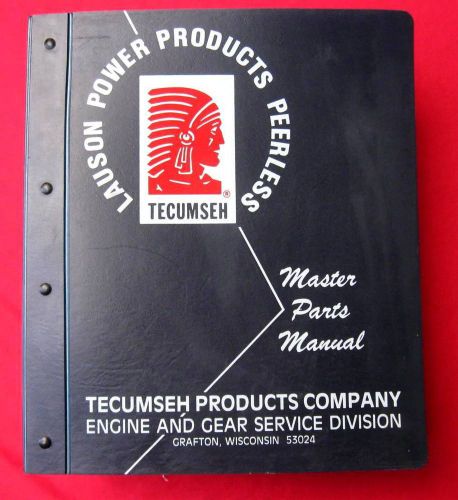 1980’s~Lauson~Peerless~TECUMSEH~Master~PARTS MANUAL~6 Charts~Shop~Tool~Book~NICE