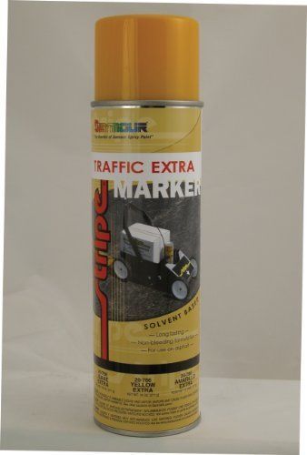 Seymour 20-786 stripe solvent base extra traffic marker  yellow for sale