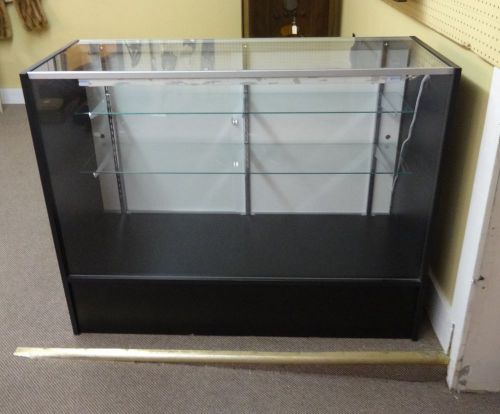 Glass Countertop Display Case Store Fixture Showcase Key lock Fluorescent Light