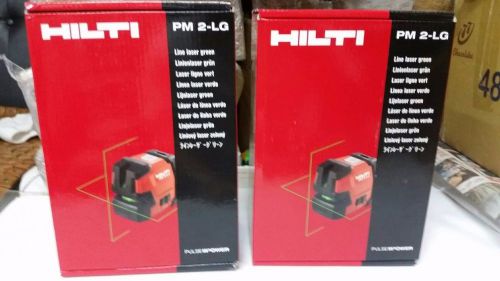 2pc Hilti laser level PM 2-LG (green light)  2x (2pc)