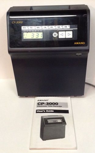 AMANO SERIES CP-3OOO MOD.A050 TIME RECORDER (CLOCK)  VGC