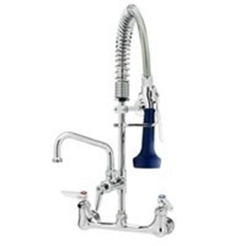 T&amp;S Brass MPR-8WLN-12 EasyInstall Mini Pre-Rinse Units wall mount 12&#034; swivel...