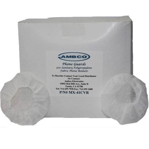 Ambco sanitary disposal earphone guards &#034;booties&#034; for sale