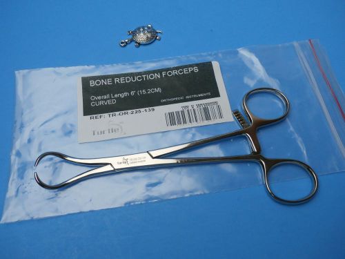 BONE Reduction Forceps 6&#034;(Curved) Turtle#TR-OR-225-139.Orthopedic Instruments