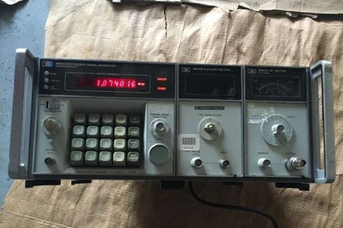 HP 8660C Signal Generator w/ 86631B &amp; 86601A POWER TESTED