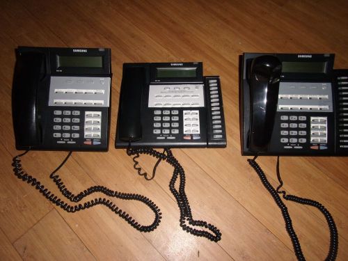 3 SAMSUNG iDCS-18D BUSINESS TELEPHONES - USED