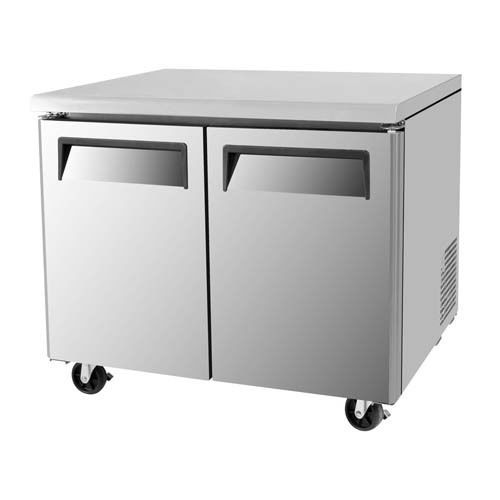 Turbo Air MUR-36L, 36-inch Two-door Undercounter Refrigerator/Lowboy - 7.5 Cu. F