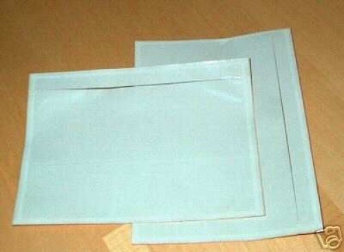 7&#034; x 5.5&#034; clear adhesive top loading packing list /  label envelopes pouches for sale