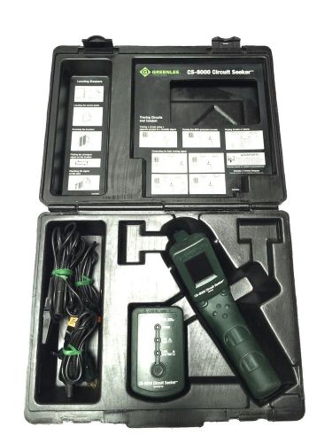 New greenlee cs-8000 circuit seeker circuit tracer breaker finder for sale