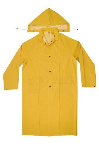 CLC Rain Wear R105M .35 MM PVC Trench Coat - Medium