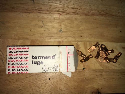 Buchanan® Copper Termend® Lugs 16-8-10 Box of 50 Wire Connectors NOS