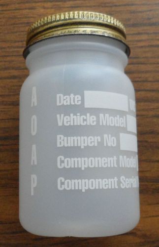 3 OZ. OIL SAMPLE BOTTLE W/CAP 8125-01-082-9697 LOT OF 11