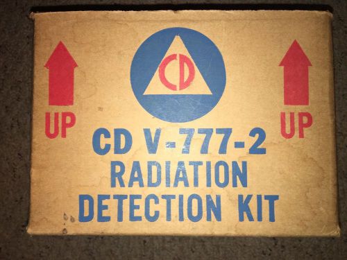 Vintage Radiation Detection Kit CDC in Box