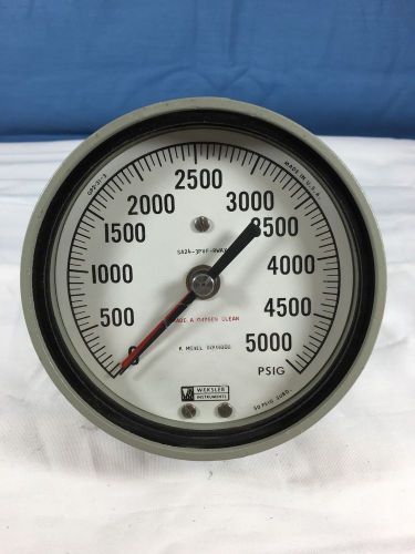 Weksler 4.5&#034; 0-5000 Mil-Spec Gauge