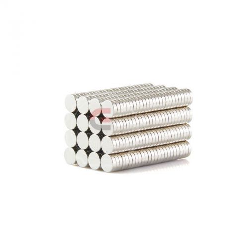 100pcs strong n35 neodymium magnets rare earth round disc fridge craft 4x1mm for sale