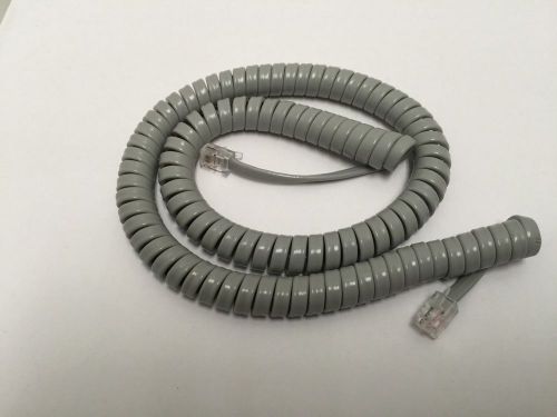 10-pack new 12&#039; handset cord gray nortel norstar m-series phones m7310 m7208 for sale