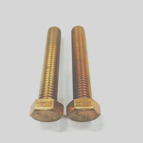 2pcs. 1/2-13 x 3&#034;&#034;   silicone bronze, grade 651, pmc hex head cap screw for sale