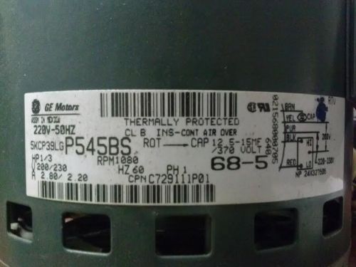 GE MOTOR  5KCP39LGP545BS   (1088)