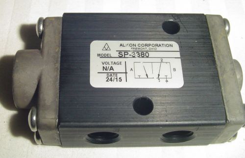 New! ALKON SP-3380 PNEUMATIC VALVE BODY MANIFOLD