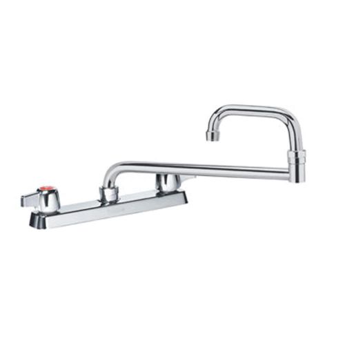 New Krowne 13-824L - 8&#034; Center Deck Mount Faucet, 24&#034; Jointed Spout, Low Lead