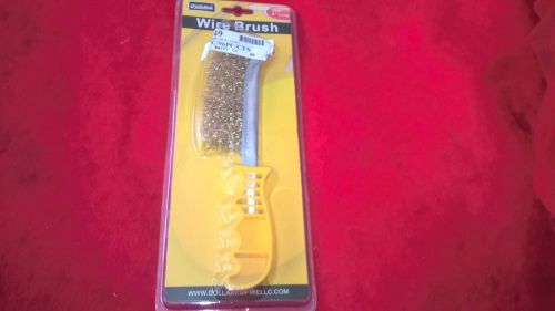 FAMILYMAID BRAND 9&#039;&#039;L Wire Brush 5&#039;&#039;L &amp; 1.75&#039;&#039;W WITH PLASTIC HANDLED NEW