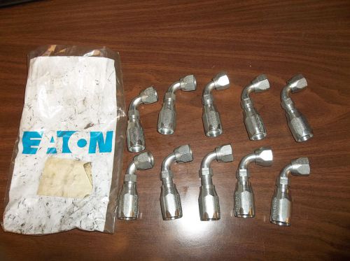 Weatherhead reusable hydraulic hose fittings lot 10-- 1/2&#034; fm 90 jic 24708n-668 for sale