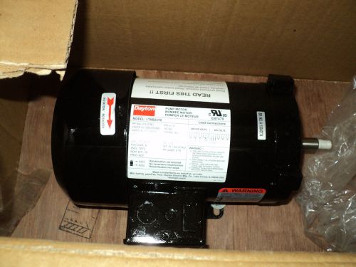 DAYTON 23CF30 MOTOR 1/2 HP , 208-230/460 V , 56J , 3450 RPM , 3 PH, PP2LTAB23TCG