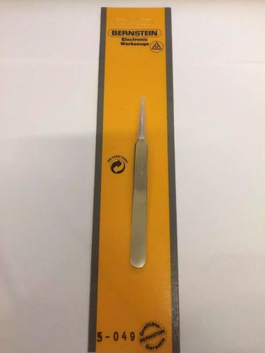 Bernstein 5-049 SMD Tweezers 110 mm, Angled, Super-Pointed