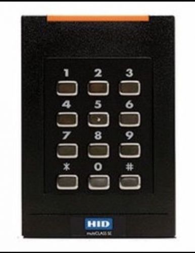 Hid 921ptnnek0003r - rkp40 multiclass se reader w/ keypad,prox,wiegand,pigtail for sale