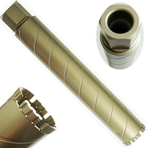 2-1/2” Wet Diamond Core Bit for Reinforced Concrete – Premium Gold Series