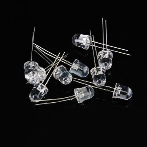 10pcs 8mm infrared ir led light lamp emitting diode wavelength 850nm for sale