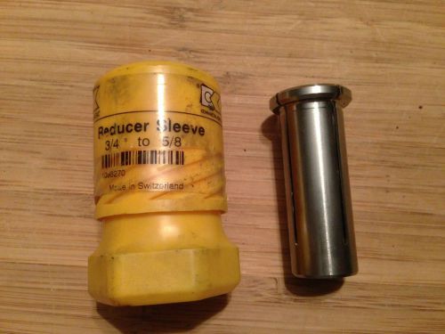 Kennametal hc hydraulic chuck sleeve collet reducer 3/4&#034; to 5/8&#034; for sale