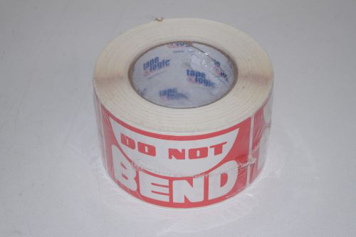 Tape Logic Do Not Bend Label 500 Count Heavy Duty 3&#034;X5&#034;  DL1400 570023