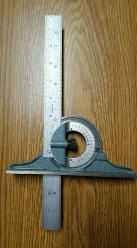 MITUTOYO 180-502 Ruler Protractor, slide rule, level JAPAN Hand Tool Meta,l Wood