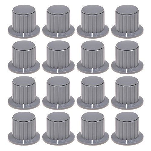 Kmise® Kmise Z2808H12 12 Piece Plastic Grey Top Screw Tighten Control Knob