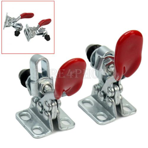 2 pcs 60lbs u bar holding capacity flanged base metal horizontal toggle clamp for sale