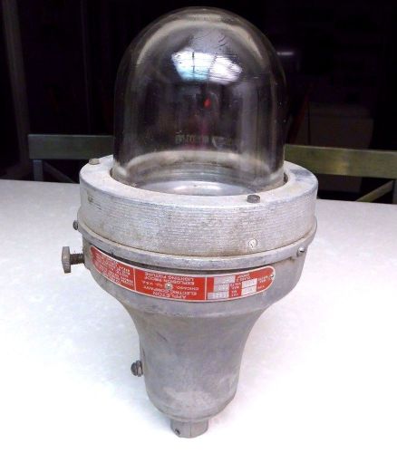 Vintage Appleton Explosion Proof Lighting Fixture Type EVA 150 Watts Class I C-D