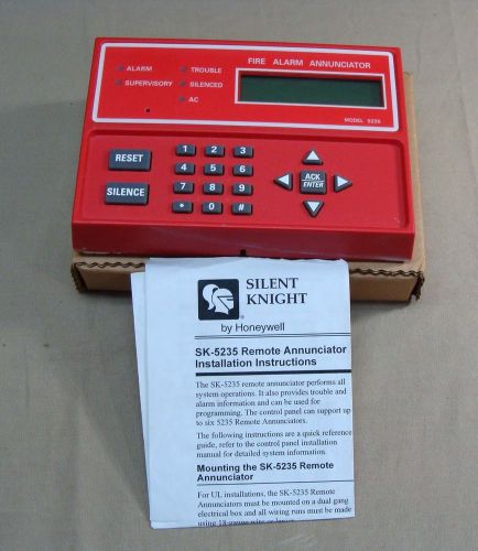 Silent knight model sk5235 fire alarm system lcd remote annunciator for sale