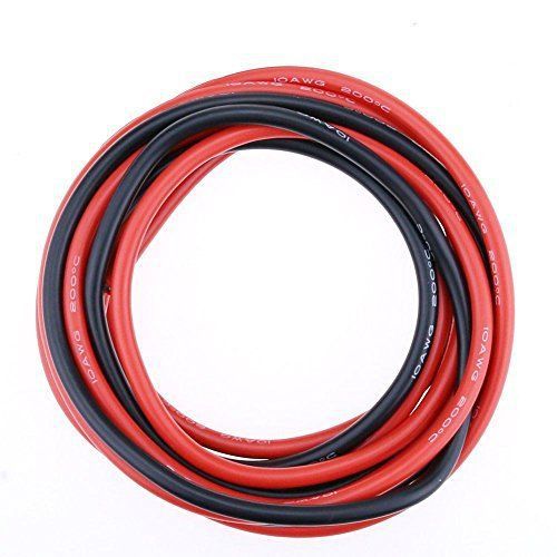 Agile-shop agile-shop 10 gauge 10feet silicone wire high temperature resistant for sale