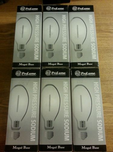 High Pressure Sodium 70W Mogul Base LU70 clear. Grow lite Halco ProLume lot of 6