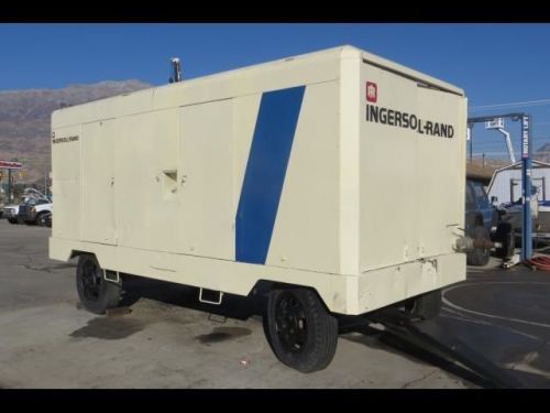 Air compressor 1400 cfm ingersoll rand portable detroit diesel for sale