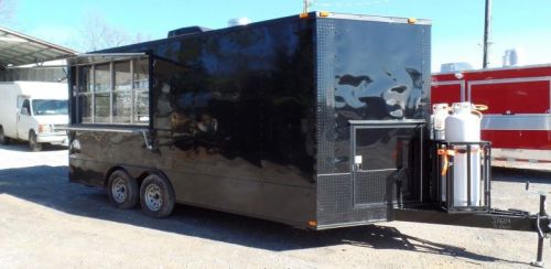 Concession Trailer 8.5 X 18 Black Food Event Catering