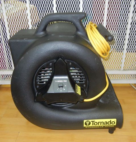 Tornado windshear sd 3500 air mover blower carpet drier for sale