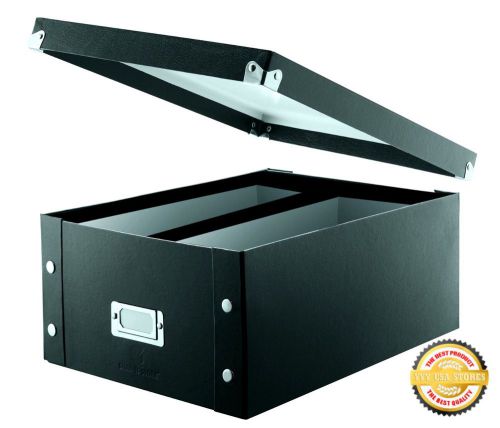 Snap-n-store double wide cd storage box black (sns01658) for sale
